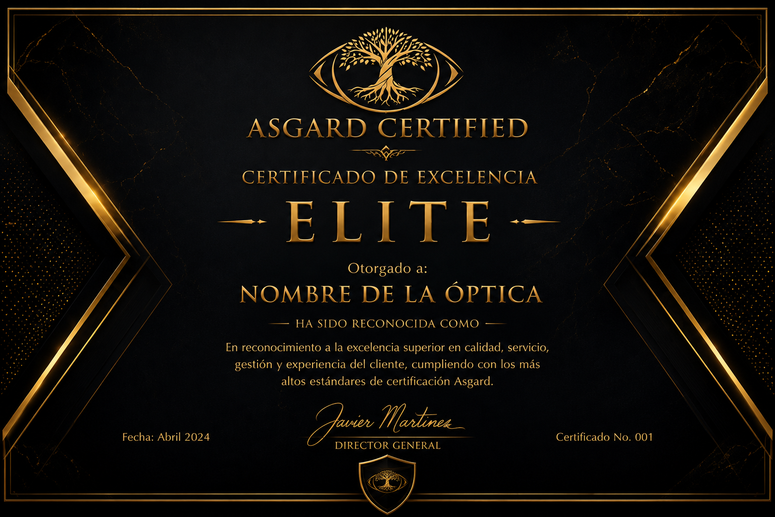 Certificado Asgard Elite